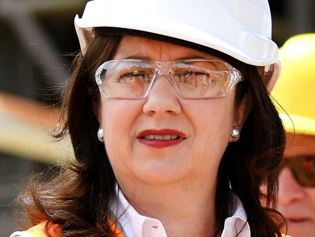 GLADSTONE , AUSTRALIA - NewsWire Photos - OCTOBER 14, 2020.Queensland Premier Annastacia Palaszczuk visits the Northern Oil refinery in Gladstone, while on the election campaign trail. Queenslanders go to the polls on October 31. Picture: NCA NewsWire / Dan Peled