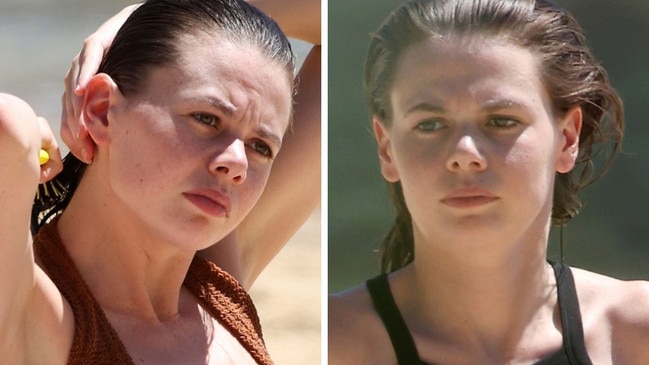 Lucia Hawley at a Sydney beach. Picture: