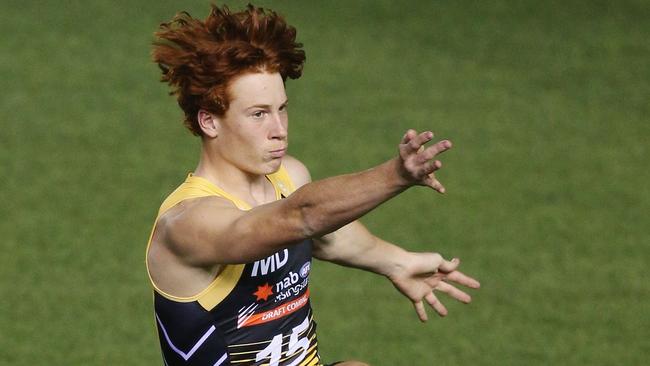 Ed Richards at October’s draft combine. Picture: Michael Dodge/Getty Images