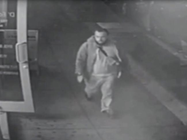 Surveillance footage shows a man believed to be Rahami near the site of Saturday’s blast in New York. Picture: New Jersey State Police. Source: AFP