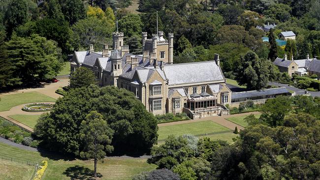 Aerial pictures of Hobart, Government House