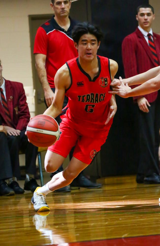 Terrace GPS Basketball talent Ethan Sun. Picture: Ross Barton