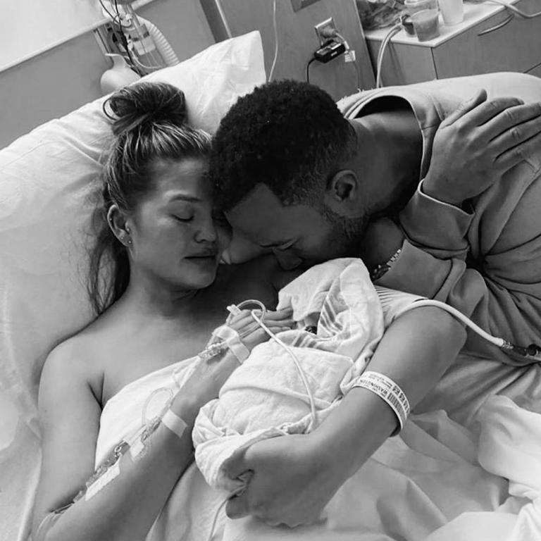 Chrissy Teigen and John Legend shared the news on Instagram when their baby died. Picture: Instagram