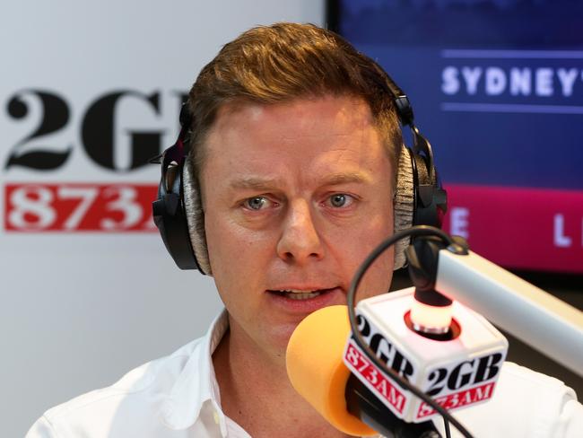 SYDNEY, AUSTRALIA -JUNE 05 2020; Ben Fordham in the 2GB Studio with new Panel producer Ryleigh Geddes in Sydney, Australia on JUNE 05 2020. Photo by Gaye Gerard/ Daily Telegraph