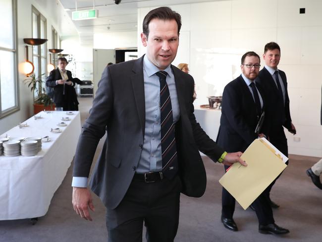 Former Resources Minister Matt Canavan has since renounced his Italian citizenship. Picture: Gary Ramage.