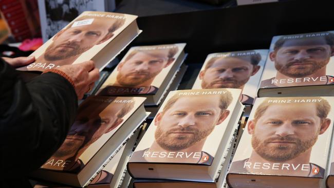 <i>Spare</i> was the biggest-selling book of 2023. Picture: Adam Berry/Getty Images