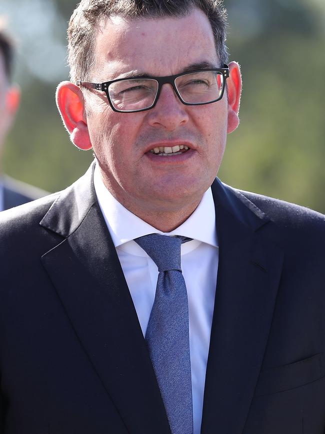 Premier Daniel Andrews. Picture: Kelly Defina