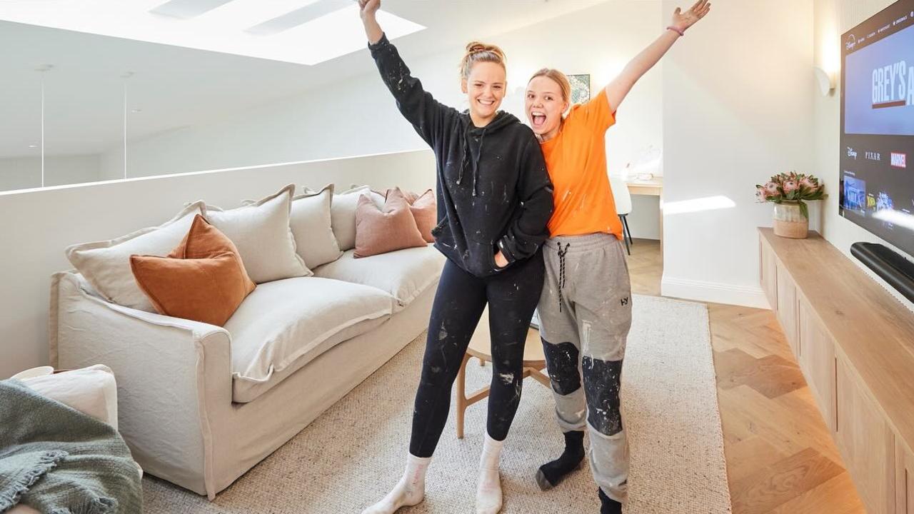 Maddy and Charlotte renovated in House 1, after Jesse and Paige left the show. Pictures: Supplied