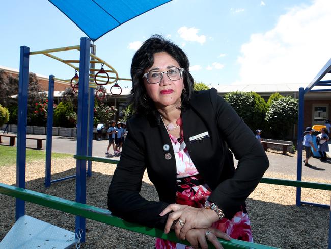 19/11/2018 Avril Howard,  principal of Lighthouse Christian College in  Keysborough, Melbourne. She talks about why exemptions should remain in the Sex Discrimination Act, arguing that their removal could put at jeopardy the ability of Christian Schools to teach their values and beliefs to students.Picture : David Geraghty / The Australian.