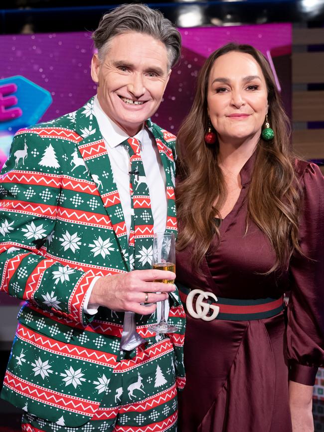 Dave Hughes and Kate Langbroek. Picture: Channel 10