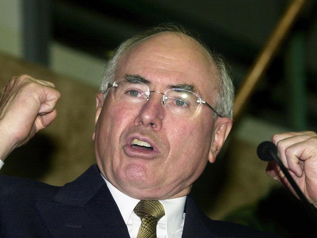 Former prime minister John Howard