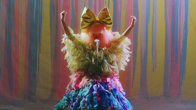 Australian pop singer-songwriter Sia Furler, whose ninth album Music was released in February 2021. Picture: supplied