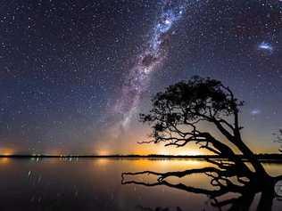 The view over Lake Weyba.