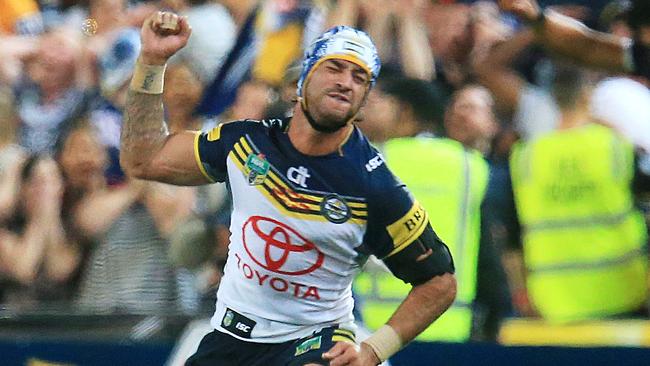 Johnathan Thurston after missing the last-minute conversion off the post.