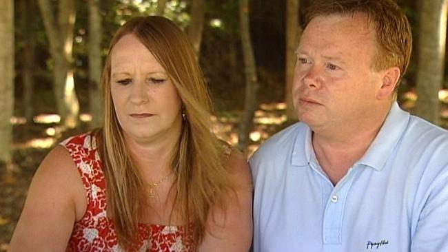 Corey Worthington's mother Jo and stepfather Stephen Delaney were on the Gold Coast during the party. Picture: Channel 7.