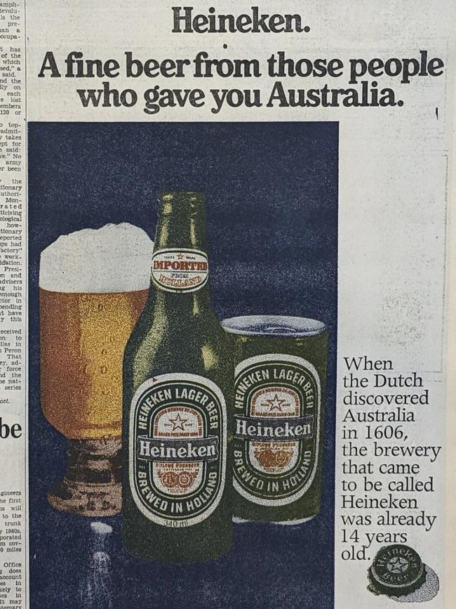 A Heineken beer ad, also from 1975.