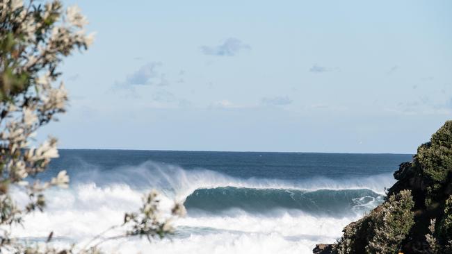 The hazardous surf is expected to hang around until at least Tuesday. Picture: NCA NewsWire / Flavio Brancaleone