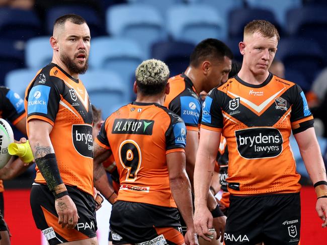 Could the Wests Tigers be somewhere different if they had been patient with Michael Maguire? Picture: Brendon Thorne/Getty Images