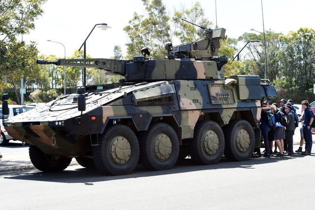 State Member for Maryborough Bruce Saunders and State Development Minister Dr Anthony Lynham want to see Maryborough manufacturing business' be in the contest for contracts to build and maintain the proposed boxer military vehicle. Picture: Valerie Horton