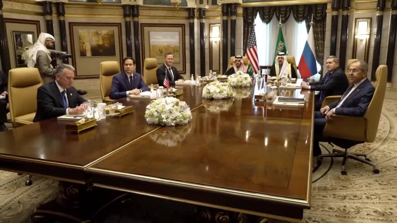 US, Russian officials begin talks in Saudi on ending Ukraine war