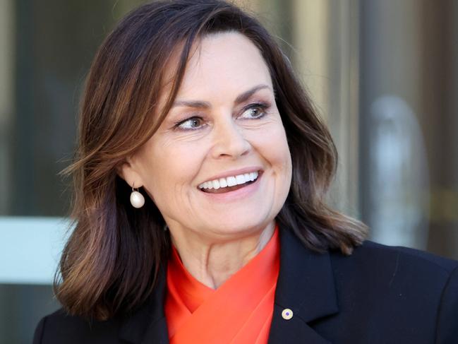 SYDNEY, AUSTRALIA - NewsWire Photos FEBRUARY 13, 2024: Lisa Wilkinson pictured leaving federal court, Sydney CBD. Bruce Lehrmann defamation case against Network 10 and Lisa Wilkinson. Returning to court for Wilkinson's claim against Ten to pay her legal bills.Picture: NCA NewsWire / Damian Shaw