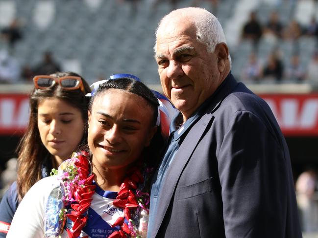 Evelyn Roberts after the grand final win. Picture: Warren Gannon Photography