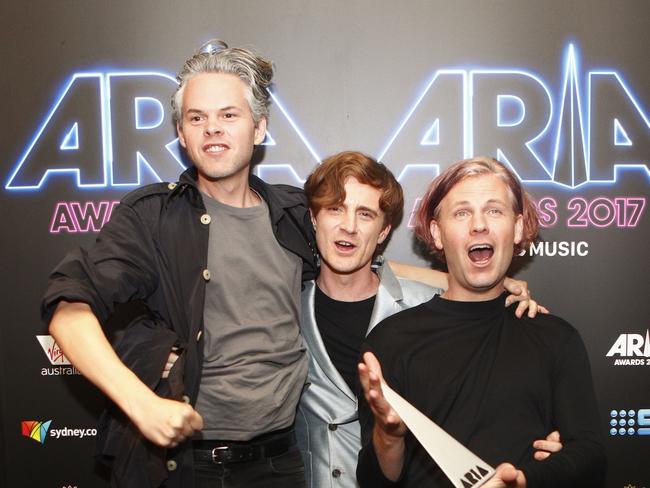 Nick Littlemore, Sam Littlemore and Peter Mayes from PNAU. Picture: AAP