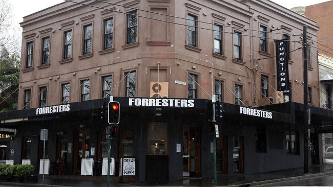 The man supplied drugs outside the Forresters Hotel, Surry Hills.