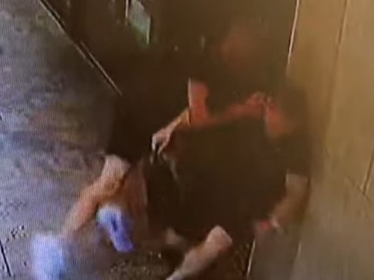 A man was charged over an alleged coward punch attack on a random stranger on Mount St, North Sydney, on March 3.