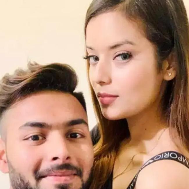 Rishabh Pant and Isha Negi.