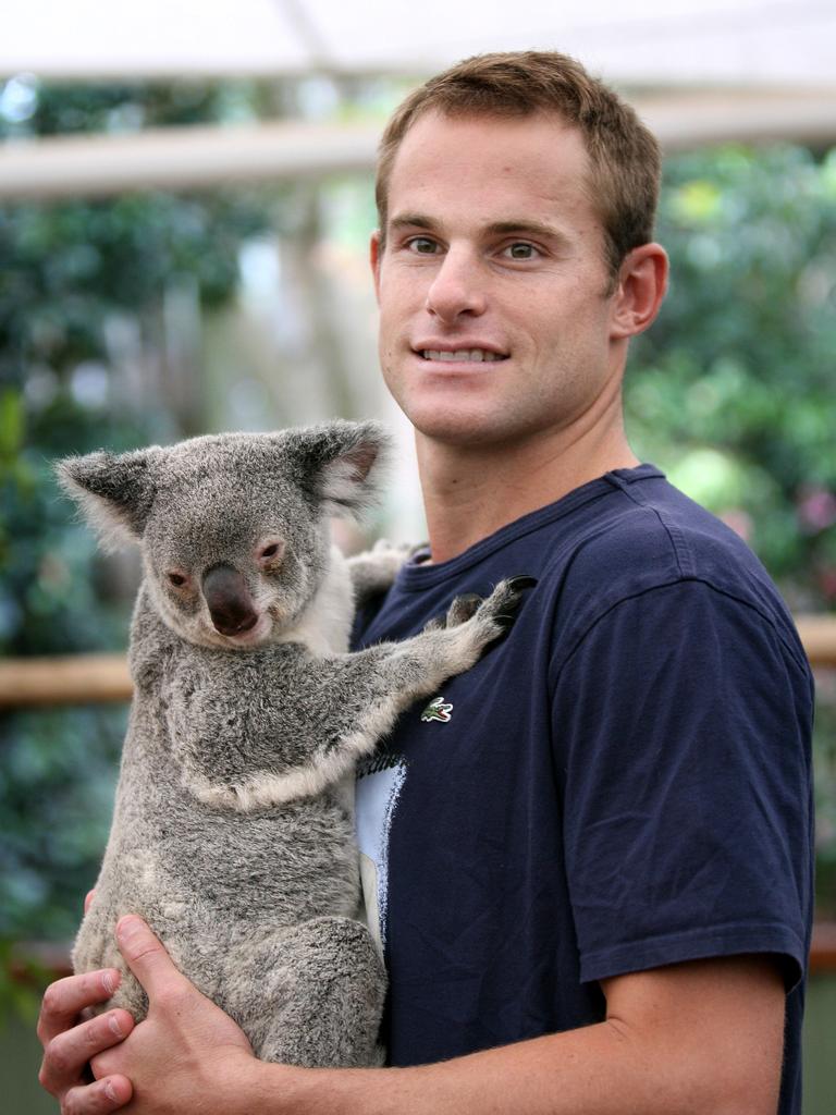 Tennis player Andy Roddick