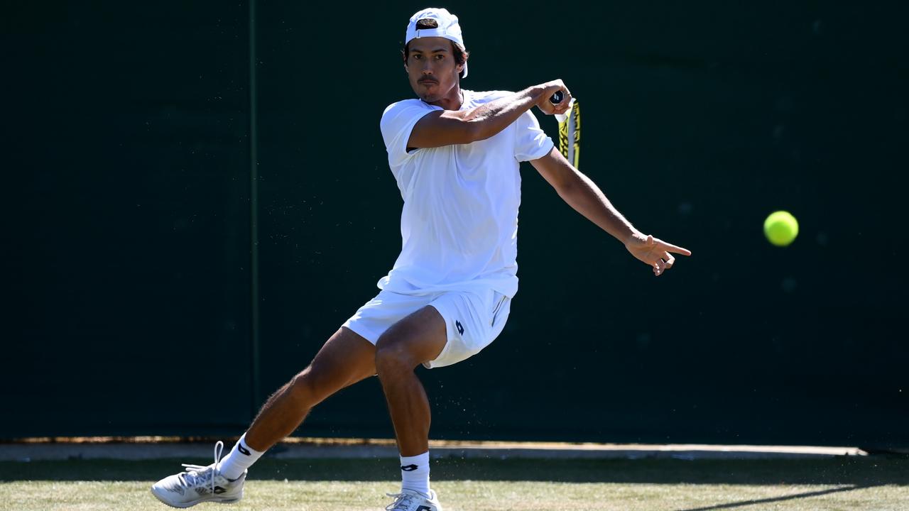 Jason Kubler is one of three Australian men still alive in Wimbledon qualifying. Picture: Getty Images