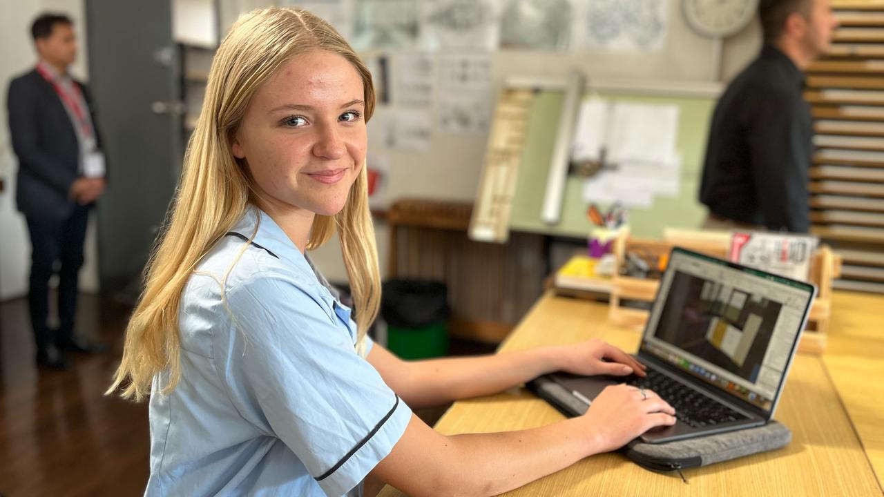 Blakehurst High School Student Diana Sheptitskaya said the new subjects had made her more interested in pursuing a career in STEM. Picture: Supplied/ NSW Government