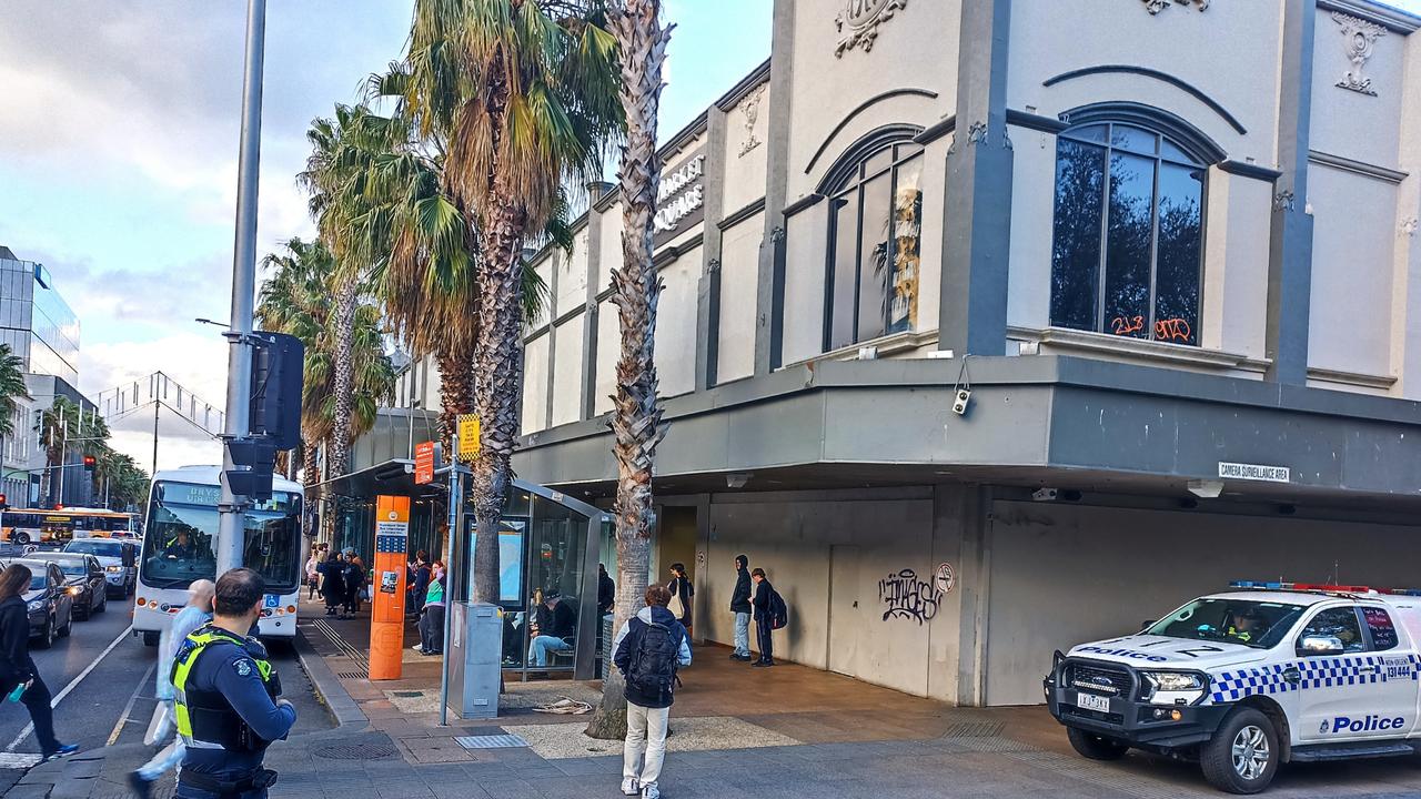 A police blitz carried out at a troubled Geelong bus stop has led to several arrests. PHOTO: Victoria Police.