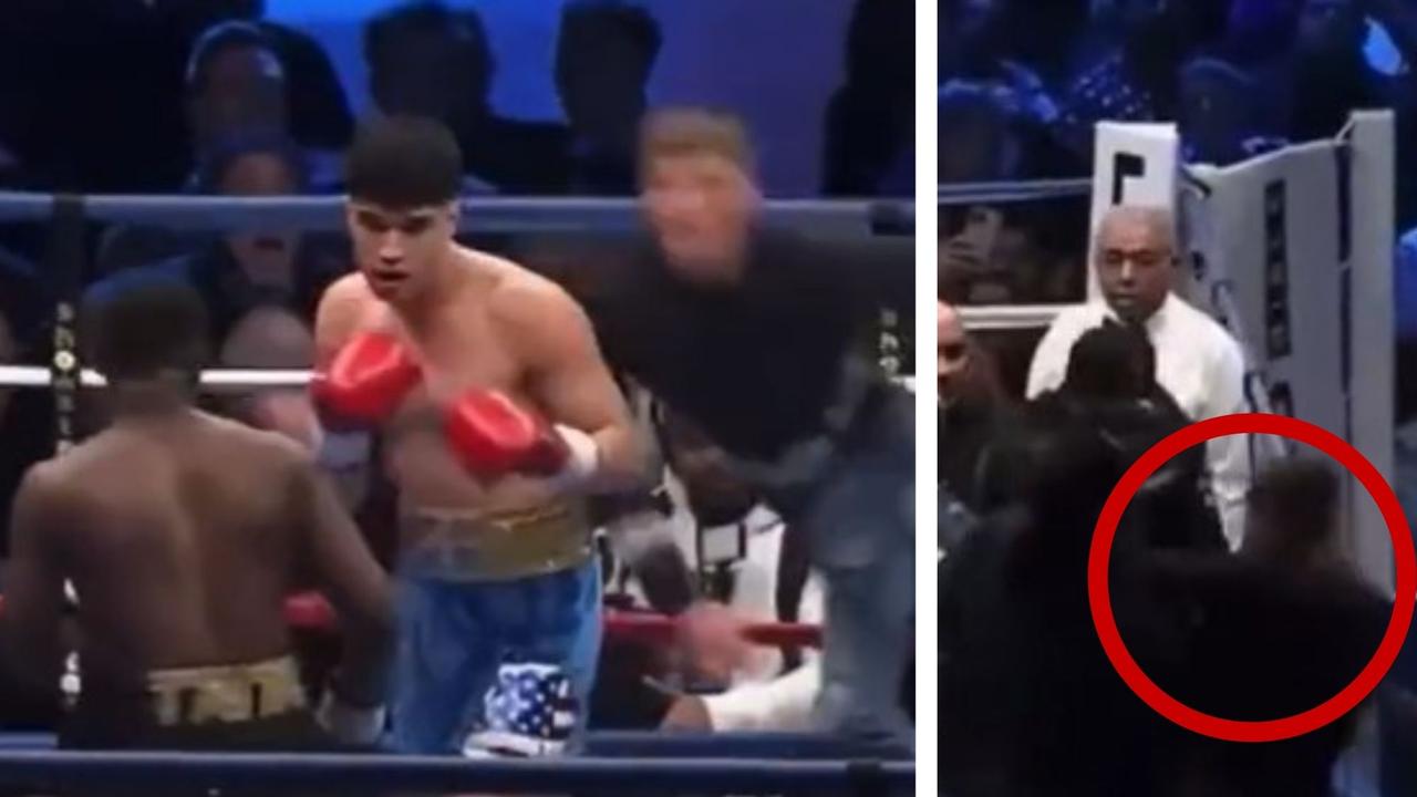 Wild scenes as fan invades boxing ring for YouTube rival fights, Alex Wassabi Vs Deji Boxing 2022 news.au — Australias leading news site