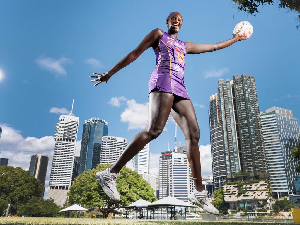 New Firebirds import Mary Cholhok. Picture Lachie Millard