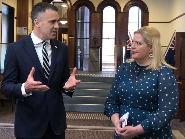 SA opposition leader Peter Malinauskas and Opposition Child Protection spokeswoman Katrine Hildyard have demanded an inquiry into the issue. Picture: Emily Cosenza