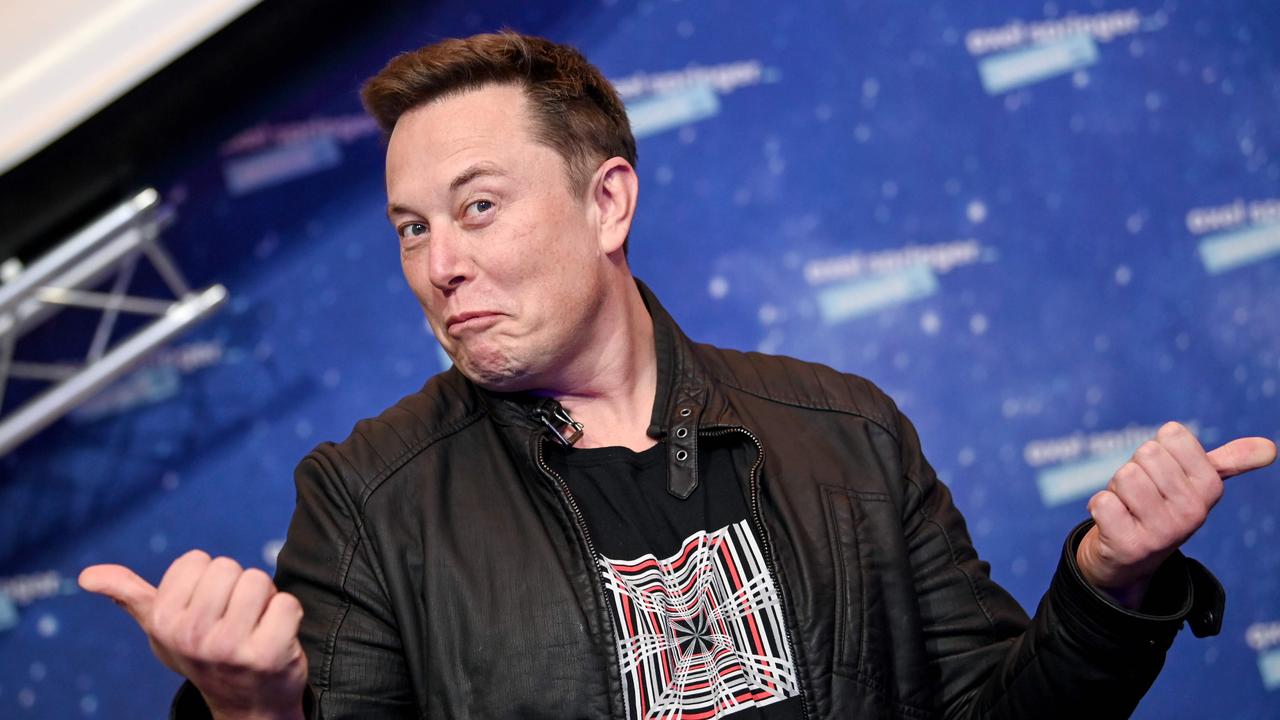 Elon Musk’s Tesla is worth more than $US1.1 trillion. Picture: AFP