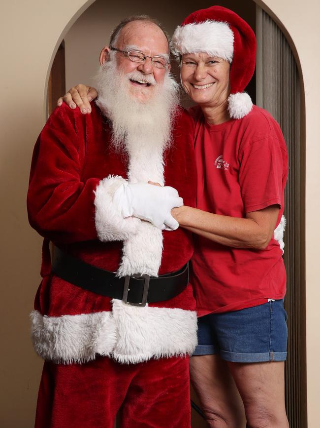 Santa has received a life-saving kidney from Mrs Claus this year. Picture: David Swift