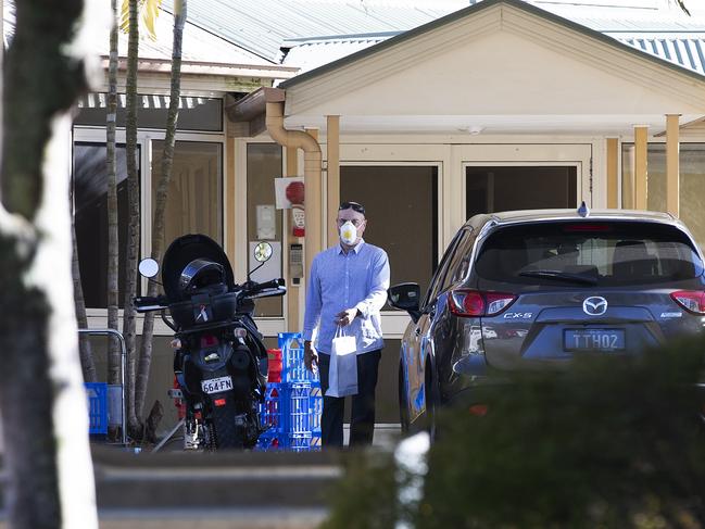 The Bolton Clarke Fairview Pinjarra Hills Aged Care home, centre of the nursing home restrictions. Picture: News Corp/Attila Csaszar