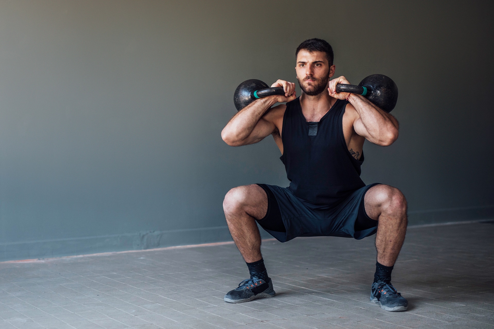 Back Squat гирей