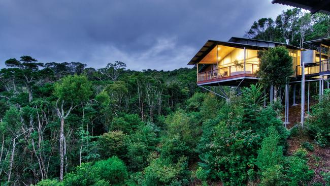 O’Reilly’s Rainforest Retreat has 48 self-contained mountain villas with spas on the deck and epic views over the valley and rainforest.