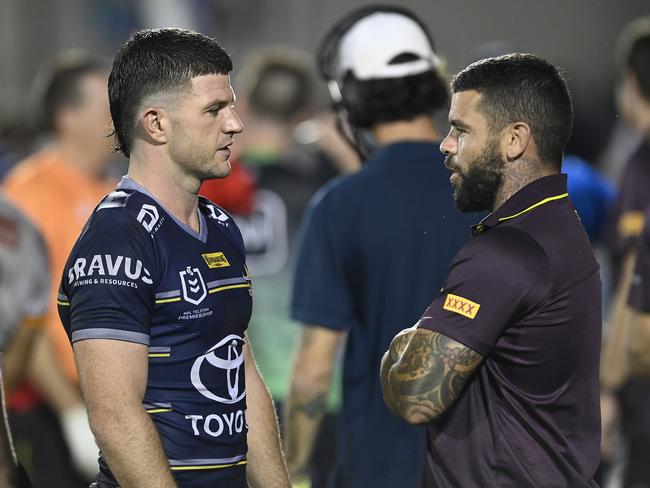 Chad Townsend and Adam Reynolds go head to head on Friday. Picture: Ian Hitchcock/Getty