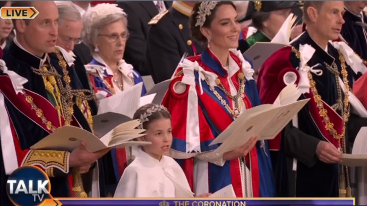 Princess Charlotte sings alongside parents at King’s coronation