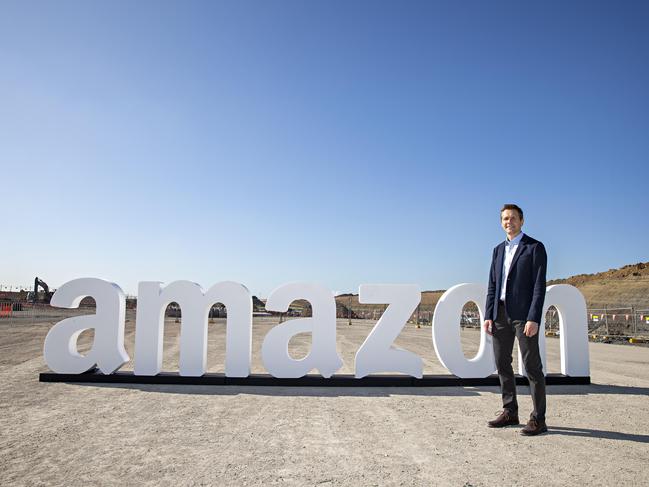 SYDNEY, AUSTRALIA - NewsWire Photos JUNE 30: Amazon Country manager Matt Furlong pose for a photo at Kemps Creek where Amazon are building a new warehouse. Photographer: Adam Yip