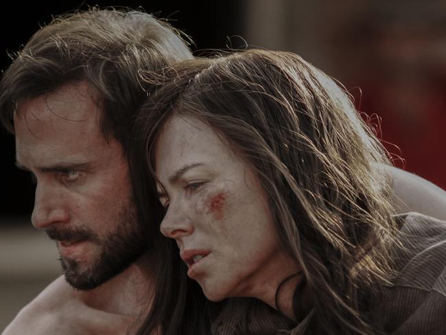 Parker Pictures Productions presents "Strangerland" a Film by Kim Farrant, Starring Nicole Kidman, Joseph Fiennes. Also Starring Hugo Weaving Producers, MacDara Kelleher, Naomi Wenck Exectuive Producers Christopher Woodros, Molly Conners, Richard Payten, Andrew Mackie