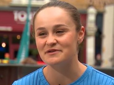 Ash Barty speaks about her Wimbledon return. Picture: 7NEWS