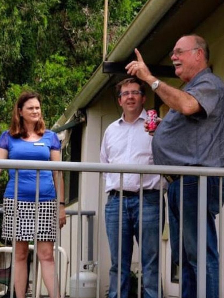 Nicole Tobin (left) only drinks soft drink on polling day. Picture: Facebook