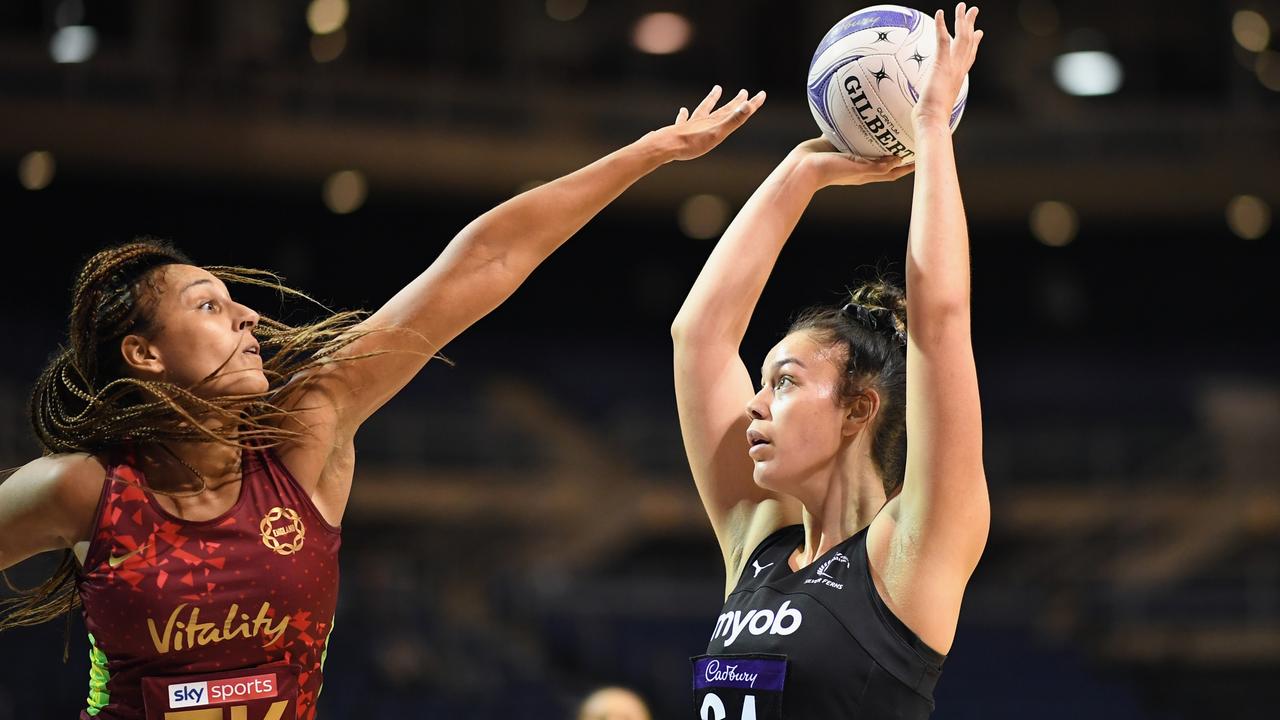 England goalkeeper and Australian resident Geva Mentor (left) has been left stranded in New Zealand. Photo: Getty Images