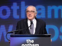 NEW YORK, NEW YORK - NOVEMBER 27: Robert De Niro speaks onstage at The 2023 Gotham Awards  at Cipriani Wall Street on November 27, 2023 in New York City. (Photo by Dimitrios Kambouris/Getty Images for The Gotham Film & Media Institute)